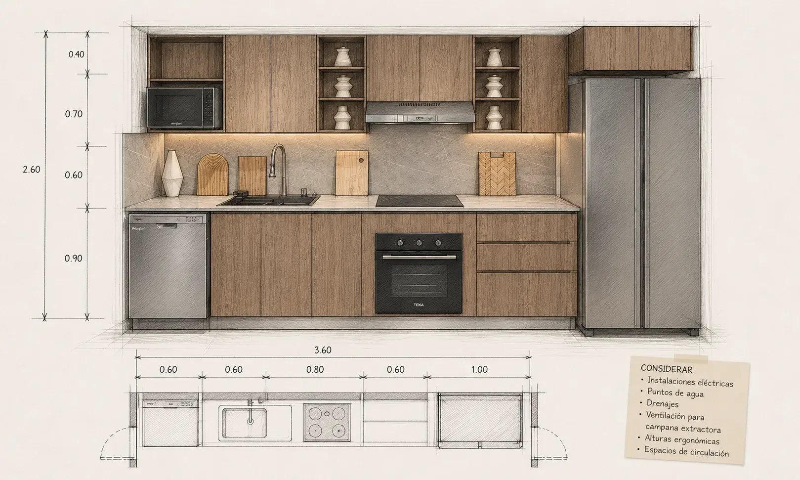 Cómo elegir el diseño de tu cocina